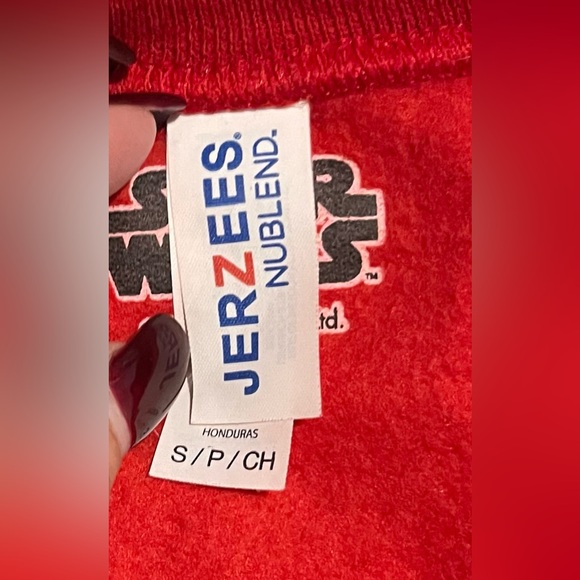 Star Wars Mandalorian Merry Force Be With You Christmas Pullover Sweater Small - Picture 3 of 4